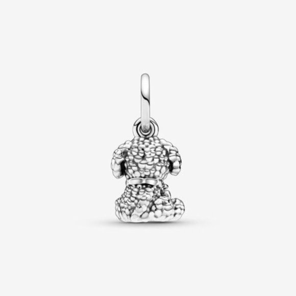 Pandora Poodle Puppy Dog Dangle Charm - Picture 3 of 4